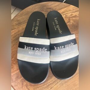 Kate Spade New York Women's Buttercup Sandals - Parchment/Black 8B